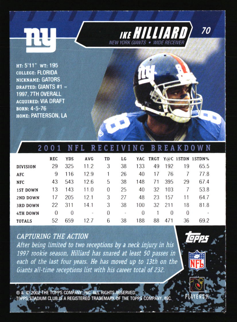 New York Giants Football Cards - Choose from 100s Player Qty Discount - Part 3 - Picture 357 of 499