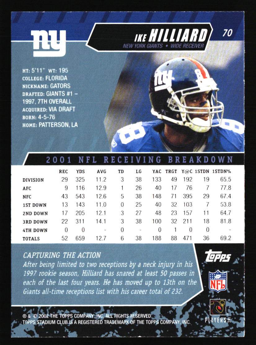 New York Giants Football Cards - Choose from 100s Player Qty Discount - Part 3 - Picture 359 of 499