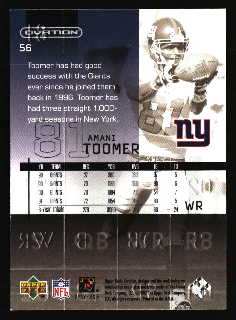New York Giants Football Cards - Choose from 100s Player Qty Discount - Part 3 - Picture 405 of 499