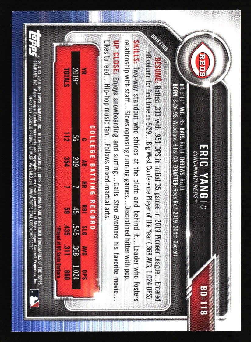 Tarjetas de béisbol de los Rojos de Cincinnati - Elige entre 100 jugadores cantidad descuento - Parte 5 - Imagen 83 de 499