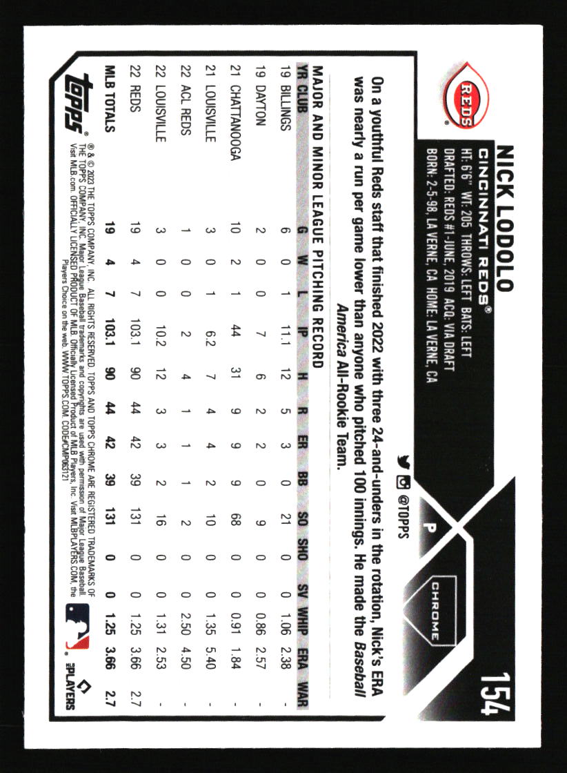 Tarjetas de béisbol de los Rojos de Cincinnati - Elige entre 100 jugadores cantidad descuento - Parte 5 - Imagen 89 de 499