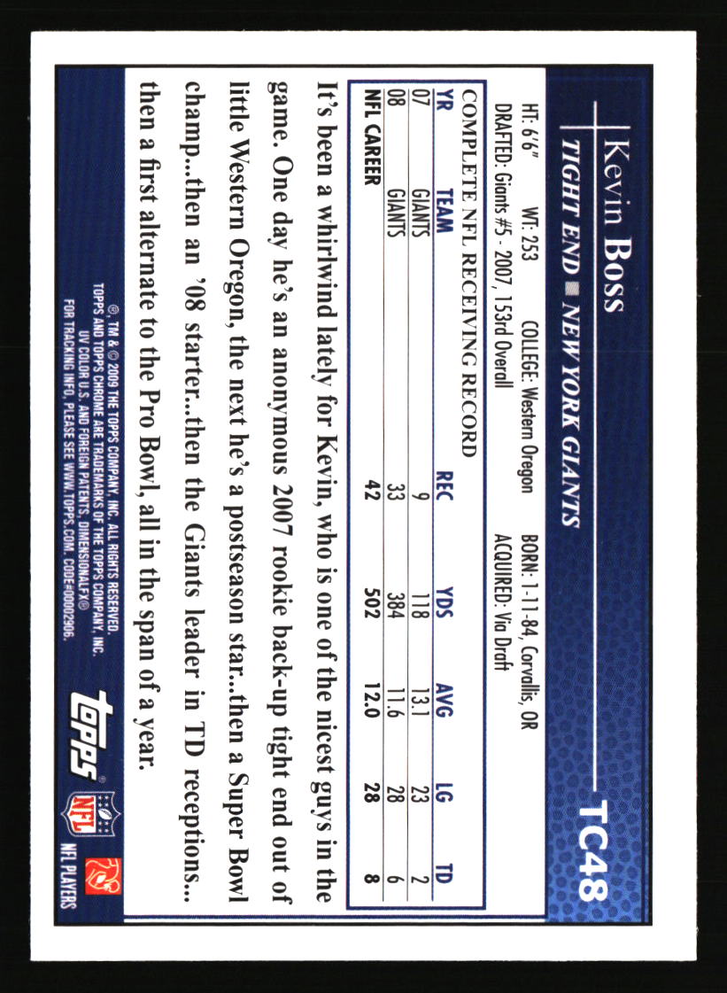 New York Giants Football Cards - Choose from 100s Player Qty Discount - Part 3 - Picture 483 of 499