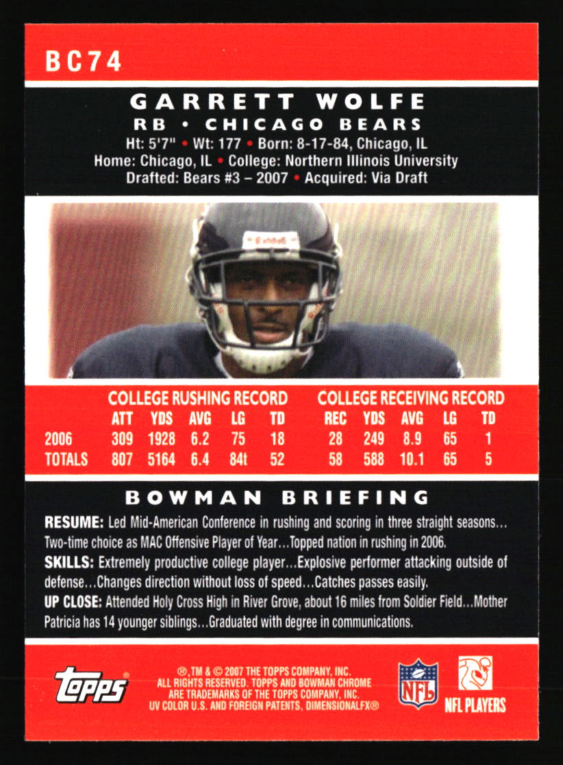 Chicago Bears Football Cards - Choose from 100s Player Qty Discount - Part 5 - Picture 11 of 499