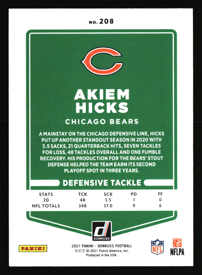 Chicago Bears Football Cards - Choose from 100s Player Qty Discount - Part 5 - Picture 259 of 499