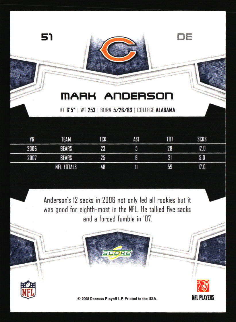 Chicago Bears Football Cards - Choose from 100s Player Qty Discount - Part 5 - Picture 275 of 499