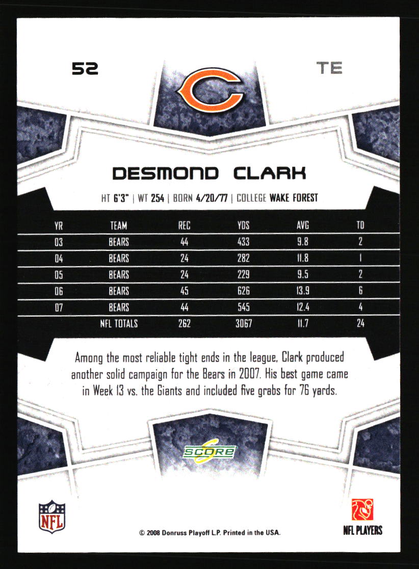 Chicago Bears Football Cards - Choose from 100s Player Qty Discount - Part 5 - Picture 277 of 499