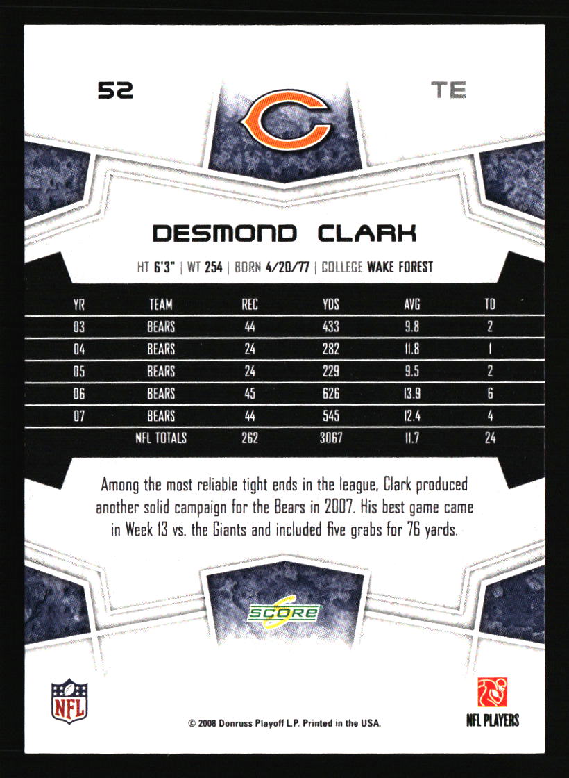 Chicago Bears Football Cards - Choose from 100s Player Qty Discount - Part 5 - Picture 279 of 499