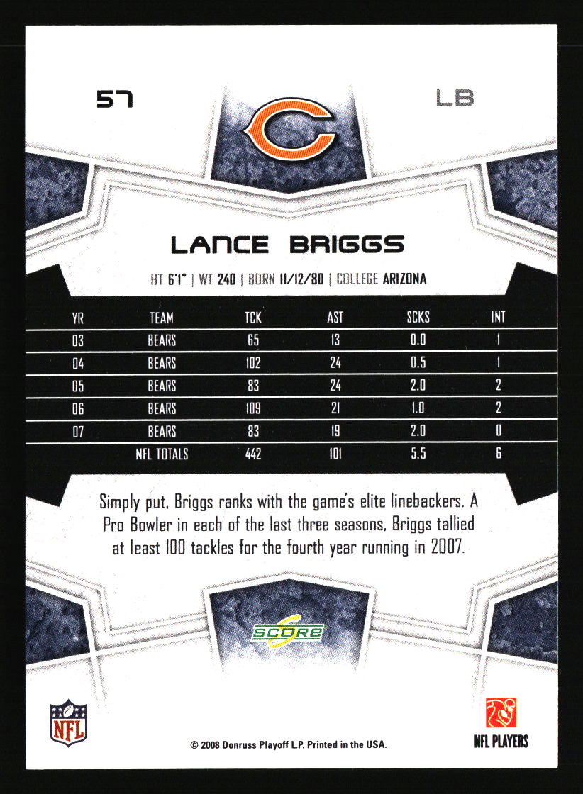 Chicago Bears Football Cards - Choose from 100s Player Qty Discount - Part 5 - Picture 293 of 499