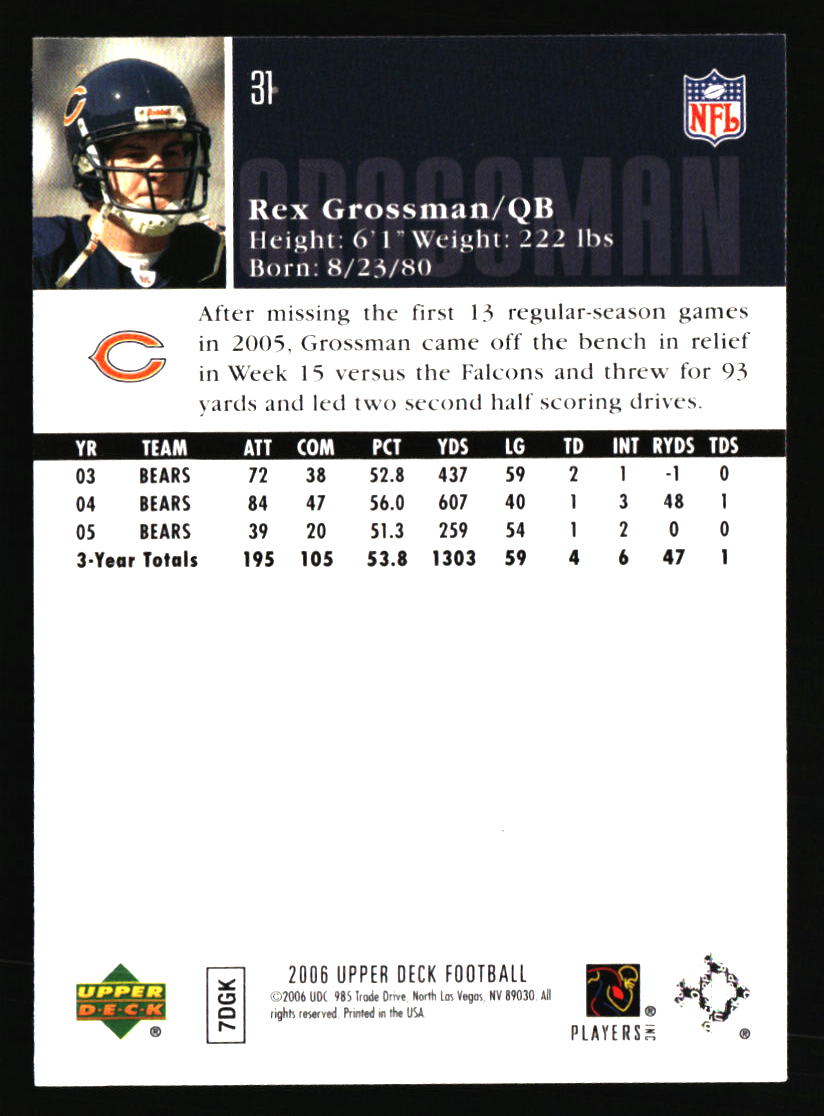 Chicago Bears Football Cards - Choose from 100s Player Qty Discount - Part 5 - Picture 383 of 499