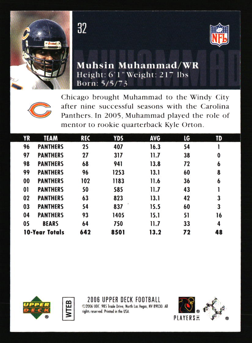 Chicago Bears Football Cards - Choose from 100s Player Qty Discount - Part 5 - Picture 385 of 499