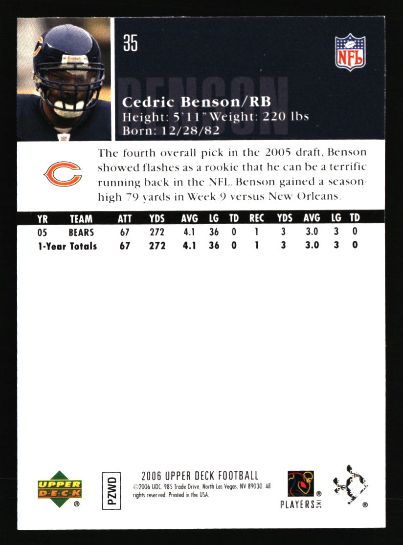 Chicago Bears Football Cards - Choose from 100s Player Qty Discount - Part 5 - Picture 391 of 499