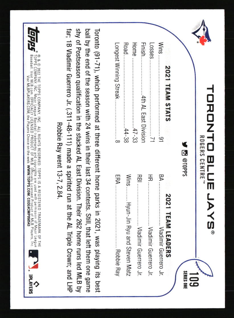 Toronto Blue Jays Baseball Cards - Choose from 100s Player Qty Discount - Part 2 - Picture 131 of 499