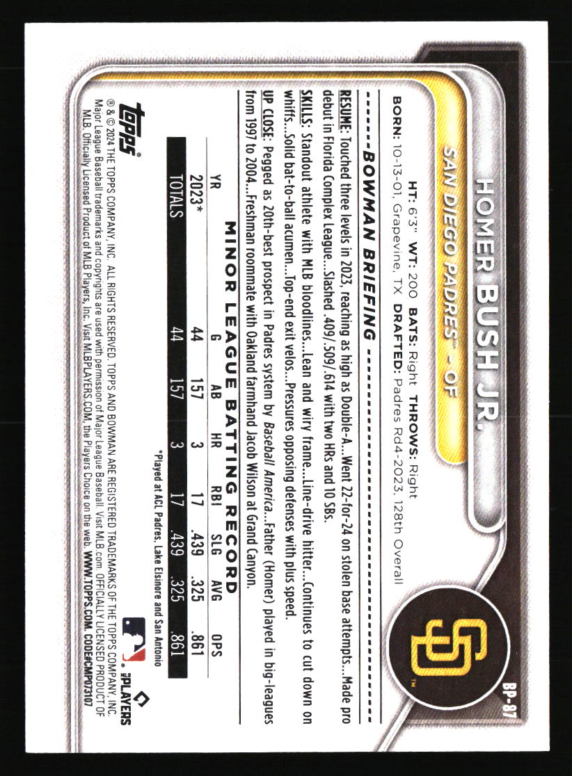 San Diego Padres Baseball Cards - Choose from 100s Quantity Discount Part 1 - Picture 303 of 487