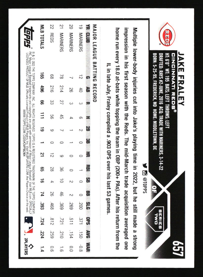 Tarjetas de béisbol de los Rojos de Cincinnati - Elige entre 100 jugadores cantidad descuento - Parte 5 - Imagen 181 de 499