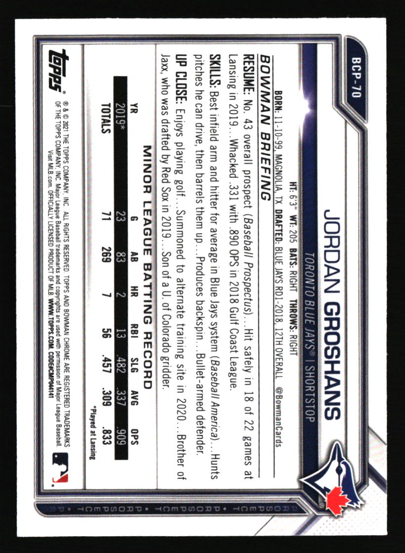 Toronto Blue Jays Baseball Cards - Choose from 100s Player Qty Discount - Part 2 - Picture 161 of 499