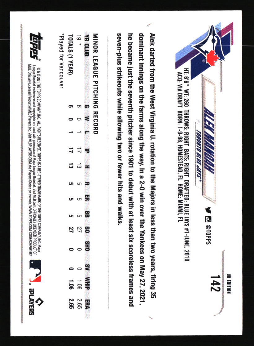 Toronto Blue Jays Baseball Cards - Choose from 100s Player Qty Discount - Part 2 - Picture 173 of 499
