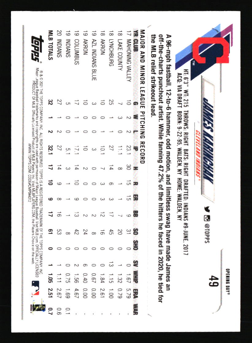 Cleveland Indians Baseball Cards - Choose from 100s Quantity Discount Part 3 - Picture 189 of 501