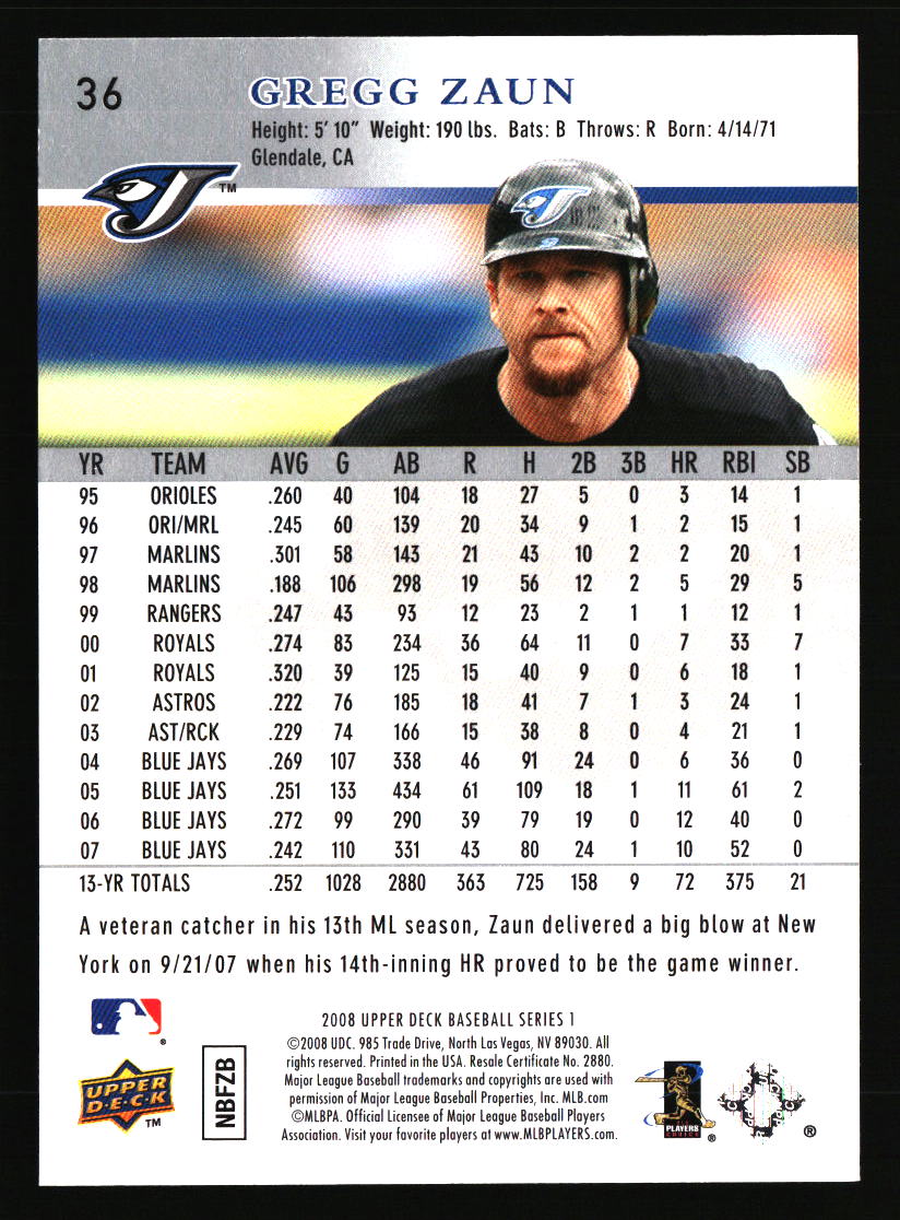 Toronto Blue Jays Baseball Cards - Choose from 100s Player Qty Discount - Part 2 - Picture 237 of 499