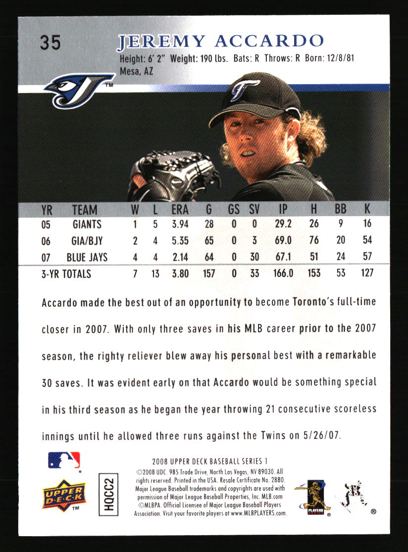 Toronto Blue Jays Baseball Cards - Choose from 100s Player Qty Discount - Part 2 - Picture 239 of 499
