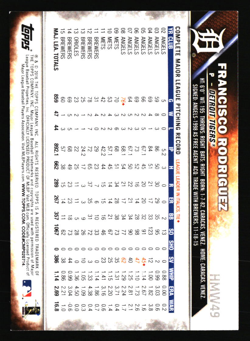 Detroit Tigers Baseball Cards - Choose from 100s Player Qty Discount - Part 3 - Picture 49 of 489