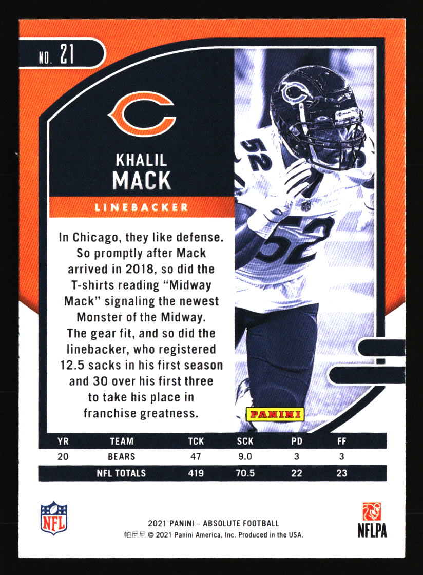 Chicago Bears Football Cards - Choose from 100s Player Qty Discount - Part 5 - Picture 495 of 499
