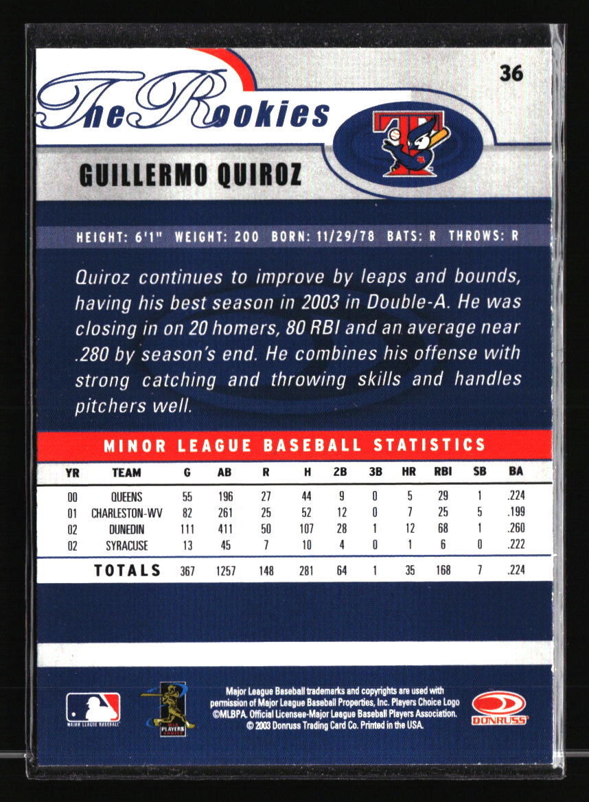 Toronto Blue Jays Baseball Cards - Choose from 100s Player Qty Discount - Part 2 - Picture 271 of 499