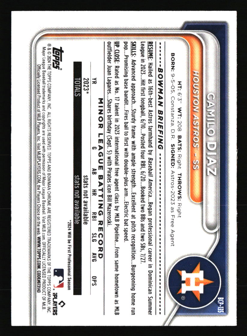 Houston Astros Baseball Cards Choose from 100s Player Qty Discount Part 5 - Picture 171 of 501