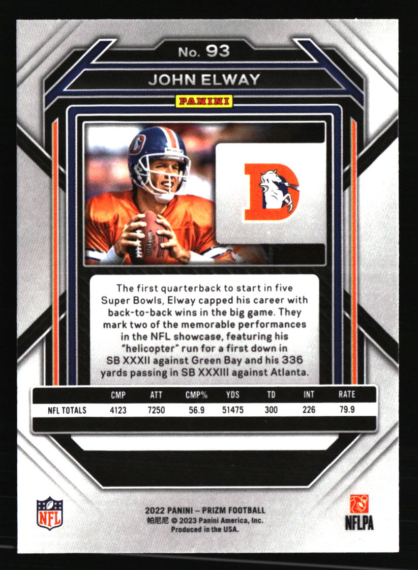 John Elway Football Cards - You Pick - Denver Broncos Stanford
