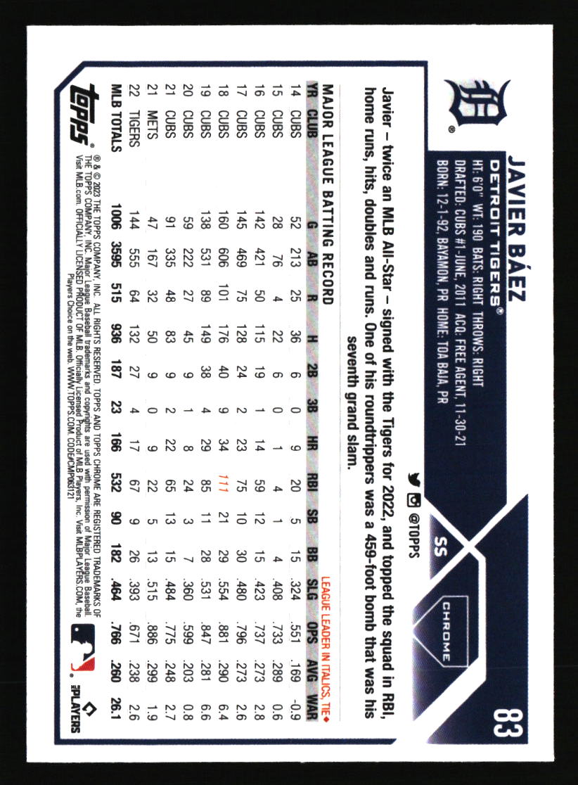 Detroit Tigers Baseball Cards - Choose from 100s Player Qty Discount - Part 3 - Picture 99 of 489