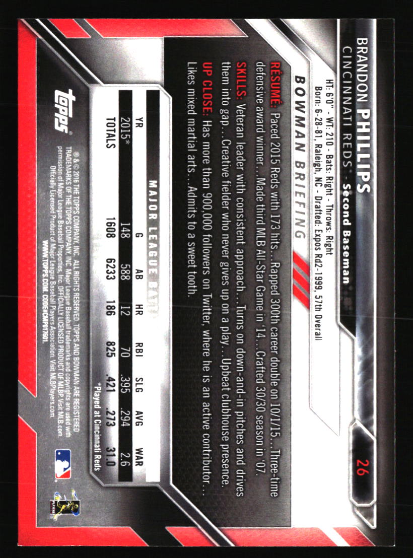 Tarjetas de béisbol de los Rojos de Cincinnati - Elige entre 100 jugadores cantidad descuento - Parte 5 - Imagen 291 de 499