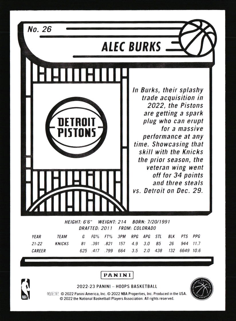 Detroit Pistons Basketball Cards - Choose from 100s Player Qty Discount - Part 1 - Picture 261 of 389