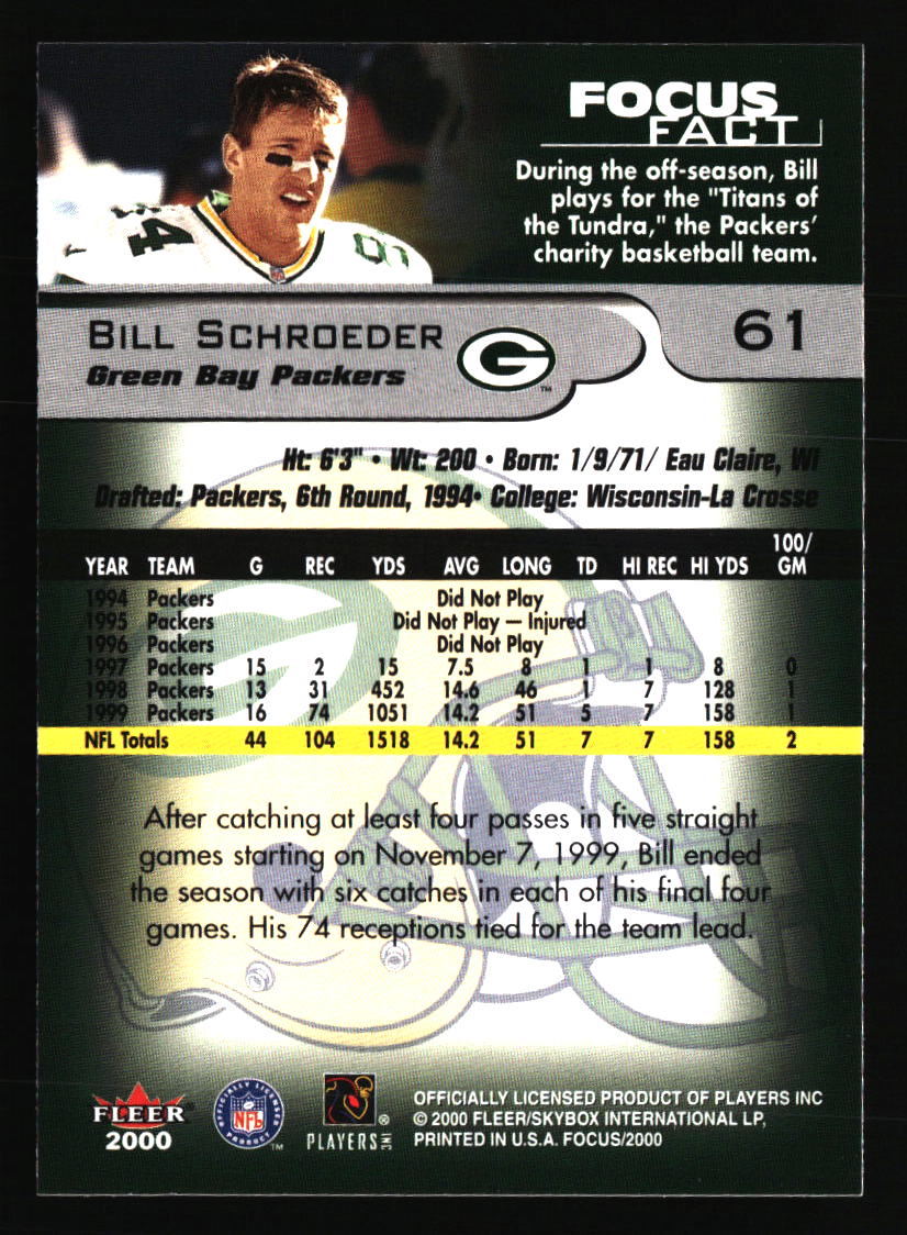 Green Bay Packers Football Cards - Choose from 100s Player Qty Discount - Part 7 - Picture 163 of 497