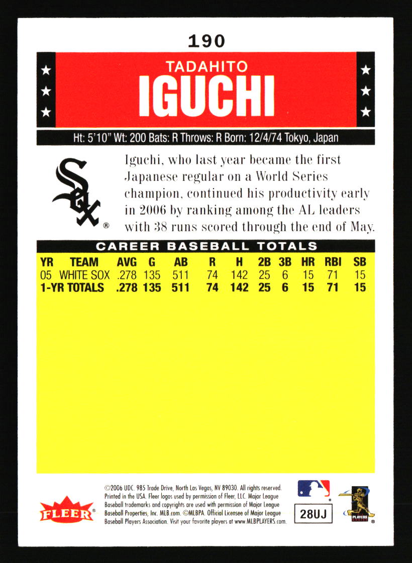 Chicago White Sox Baseball Cards - Choose from 100s Player Qty Discount - Part 6 - Picture 5 of 501