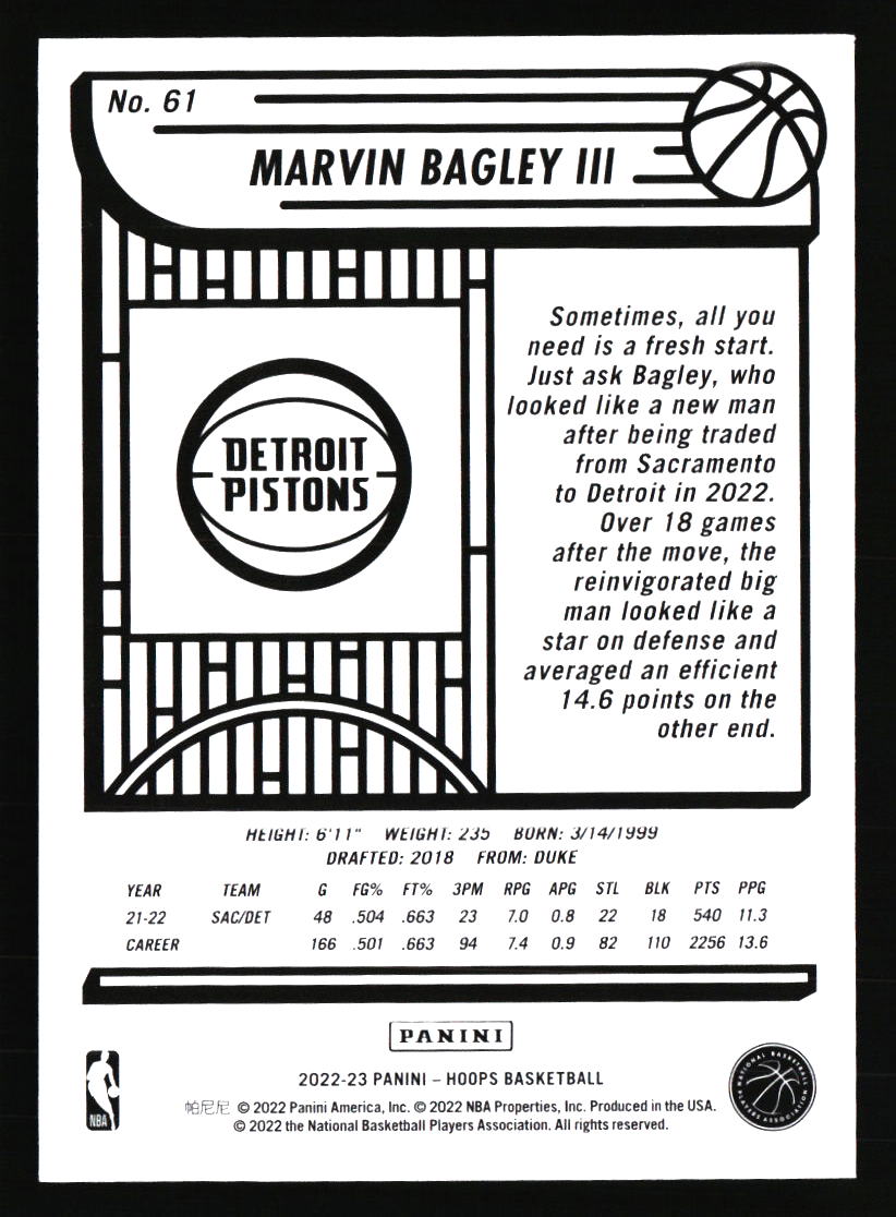 Detroit Pistons Basketball Cards - Choose from 100s Player Qty Discount - Part 1 - Picture 267 of 389
