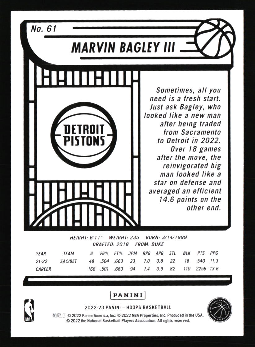 Detroit Pistons Basketball Cards - Choose from 100s Player Qty Discount - Part 1 - Picture 269 of 389