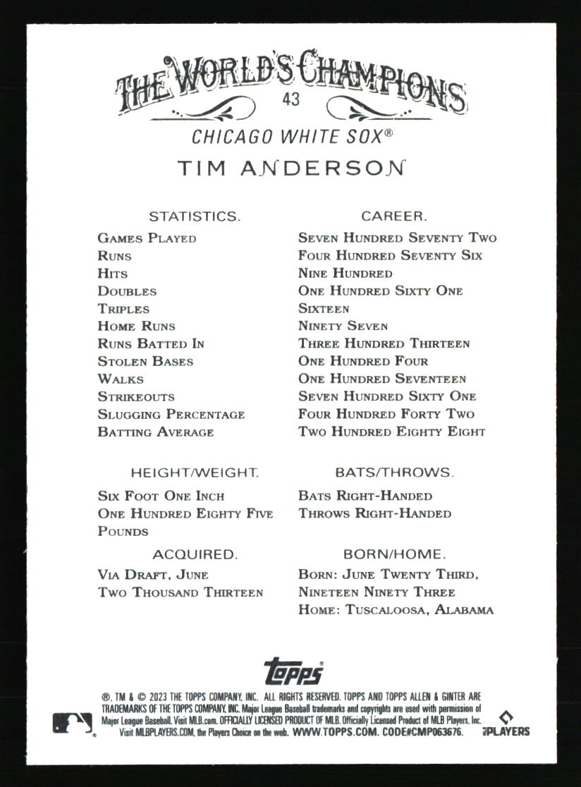 Chicago White Sox Baseball Cards - Choose from 100s Player Qty Discount - Part 6 - Picture 33 of 501