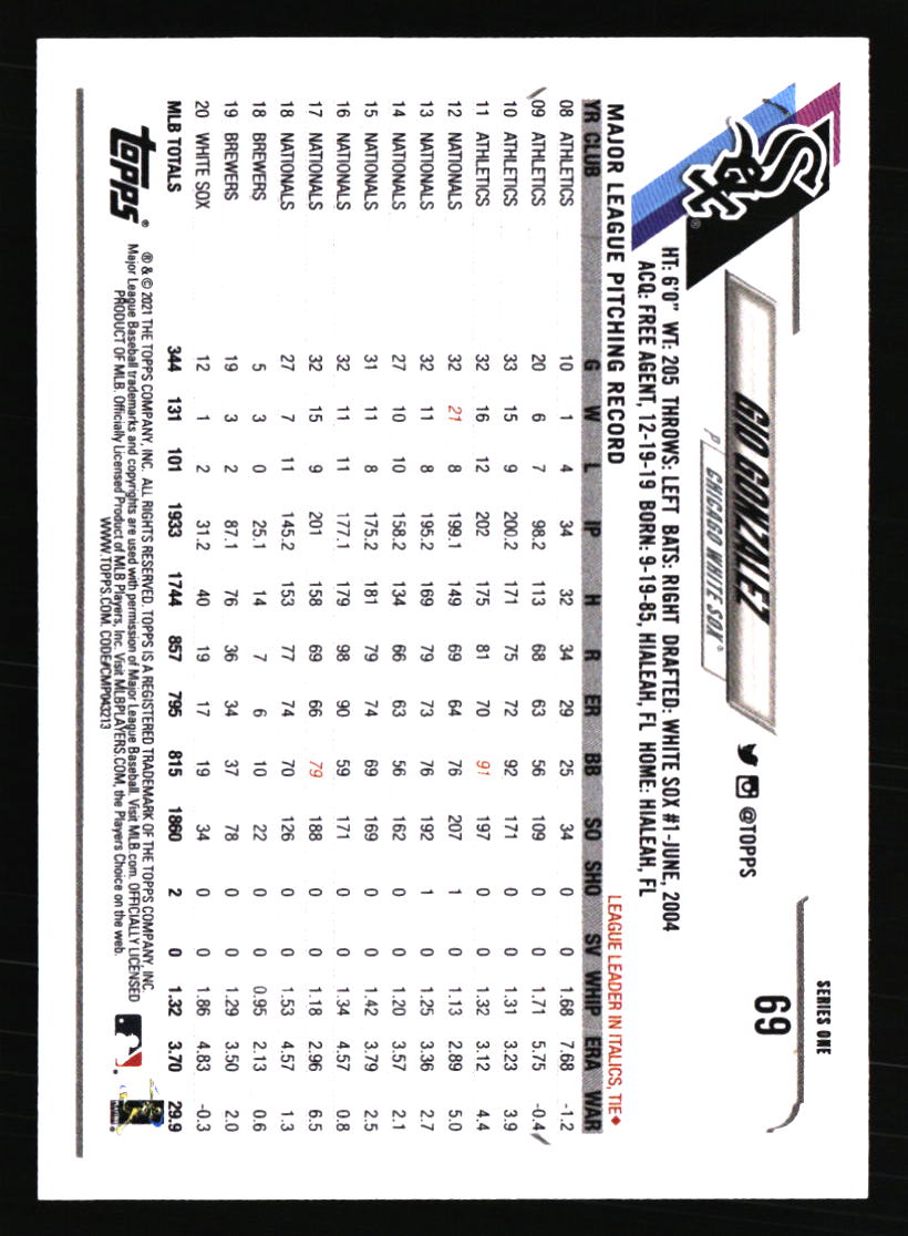 Chicago White Sox Baseball Cards - Choose from 100s Player Qty Discount - Part 6 - Picture 61 of 501