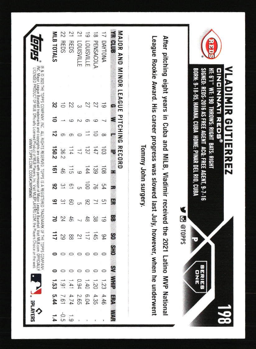 Tarjetas de béisbol de los Rojos de Cincinnati - Elige entre 100 jugadores cantidad descuento - Parte 5 - Imagen 423 de 499