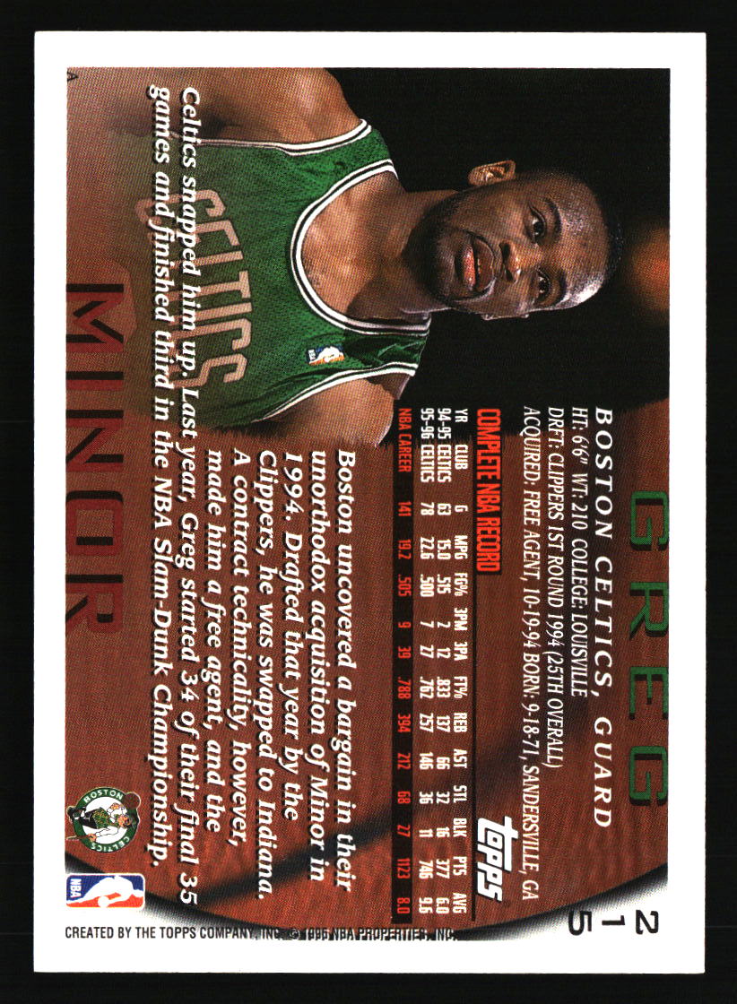 Boston Celtics Basketball Cards - Choose from 100s Player Qty Discount - Part 6 - Picture 61 of 501