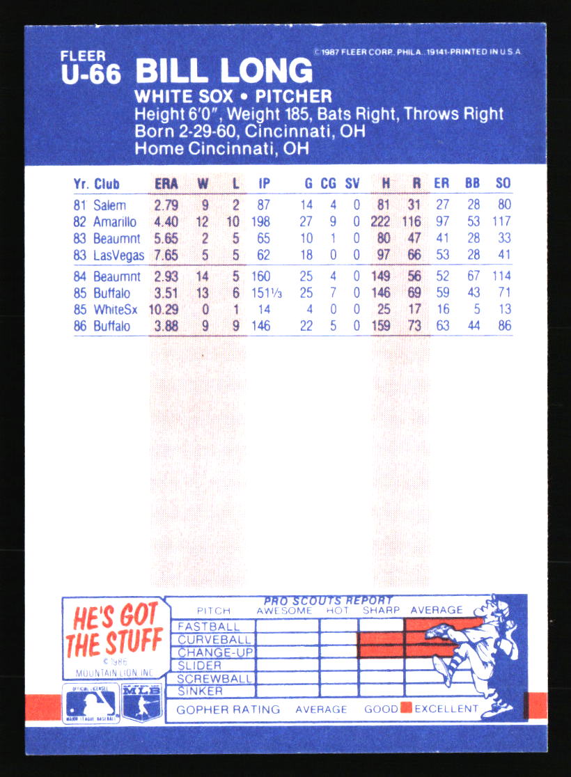 Chicago White Sox Baseball Cards - Choose from 100s Player Qty Discount - Part 6 - Picture 221 of 501