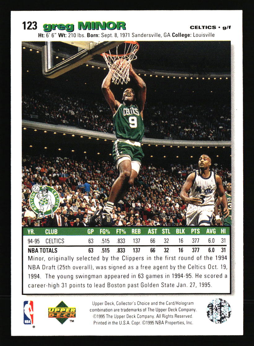 Boston Celtics Basketball Cards - Choose from 100s Player Qty Discount - Part 6 - Picture 225 of 501