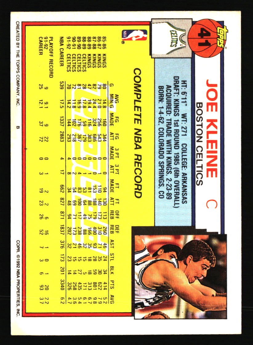 Boston Celtics Basketball Cards - Choose from 100s Player Qty Discount - Part 6 - Picture 297 of 501