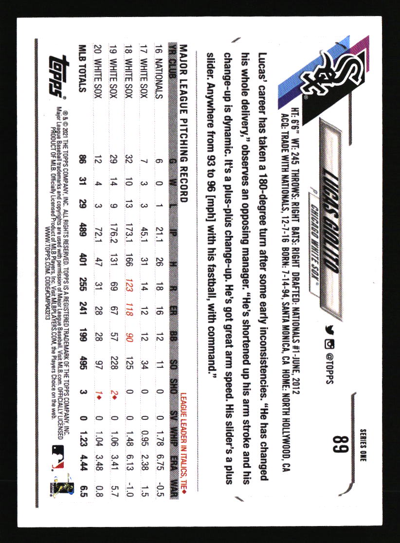 Chicago White Sox Baseball Cards - Choose from 100s Player Qty Discount - Part 6 - Picture 297 of 501