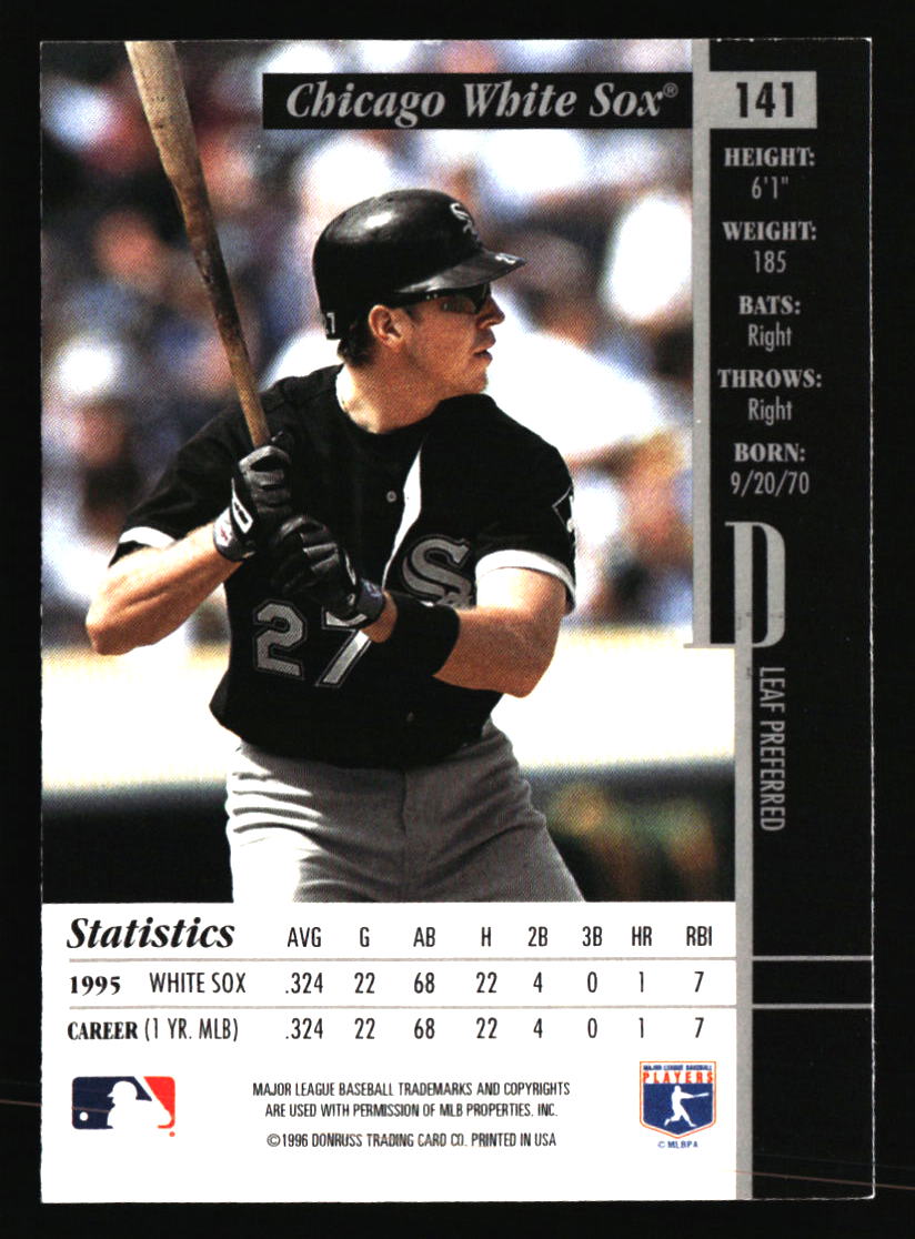 Chicago White Sox Baseball Cards - Choose from 100s Player Qty Discount - Part 6 - Picture 305 of 501