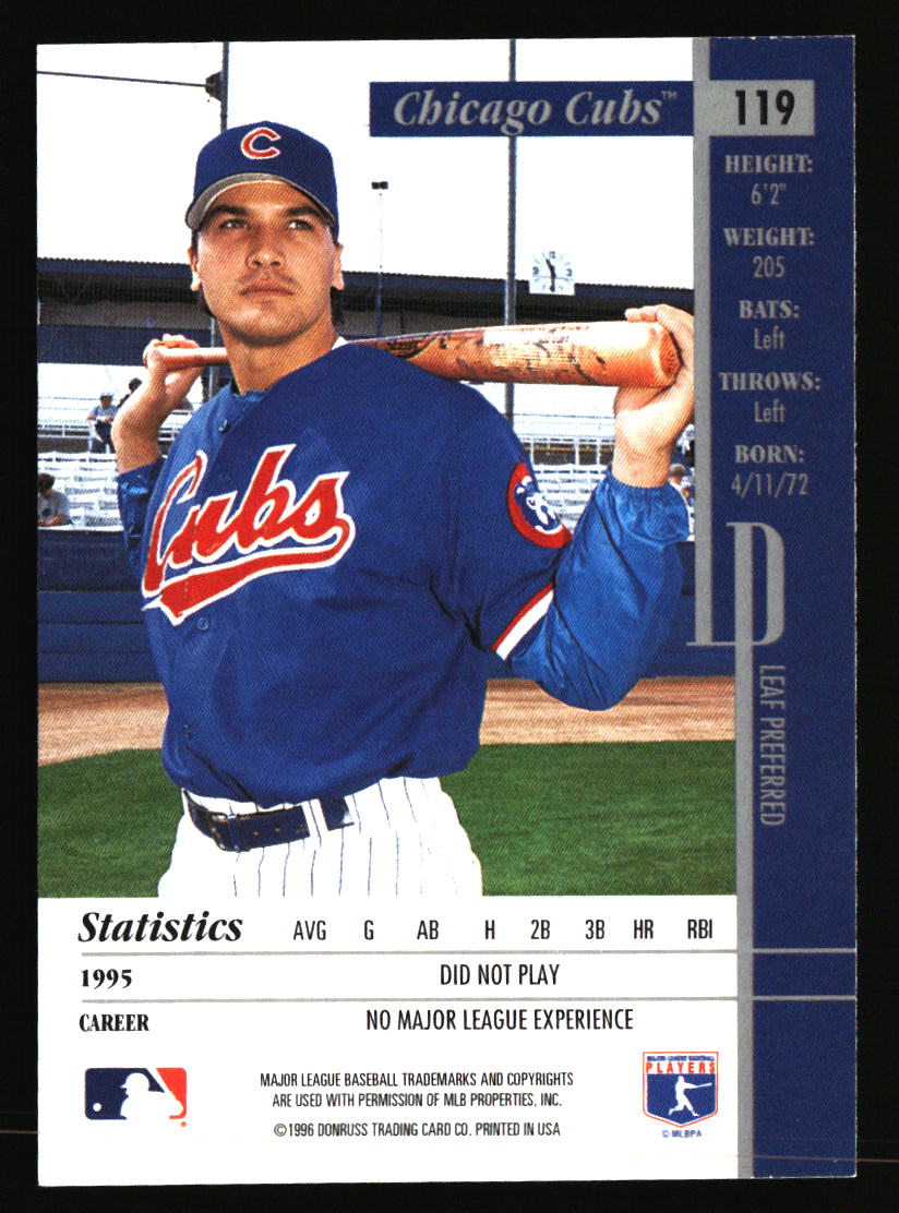 Chicago Cubs Baseball Cards - Choose from 100s Player Quantity Discount - Part 7 - Picture 3 of 501