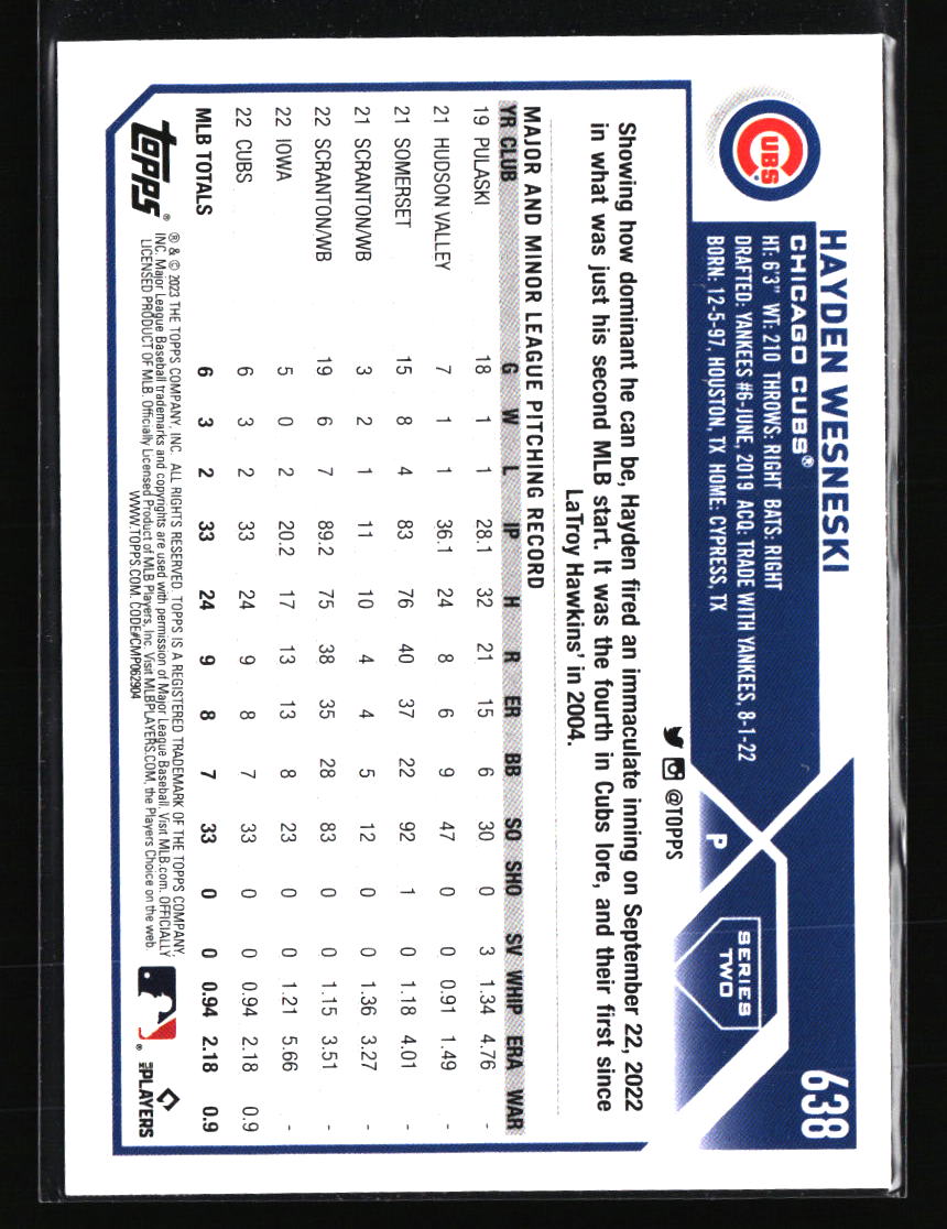 Chicago Cubs Baseball Cards - Choose from 100s Player Quantity Discount - Part 7 - Picture 7 of 501