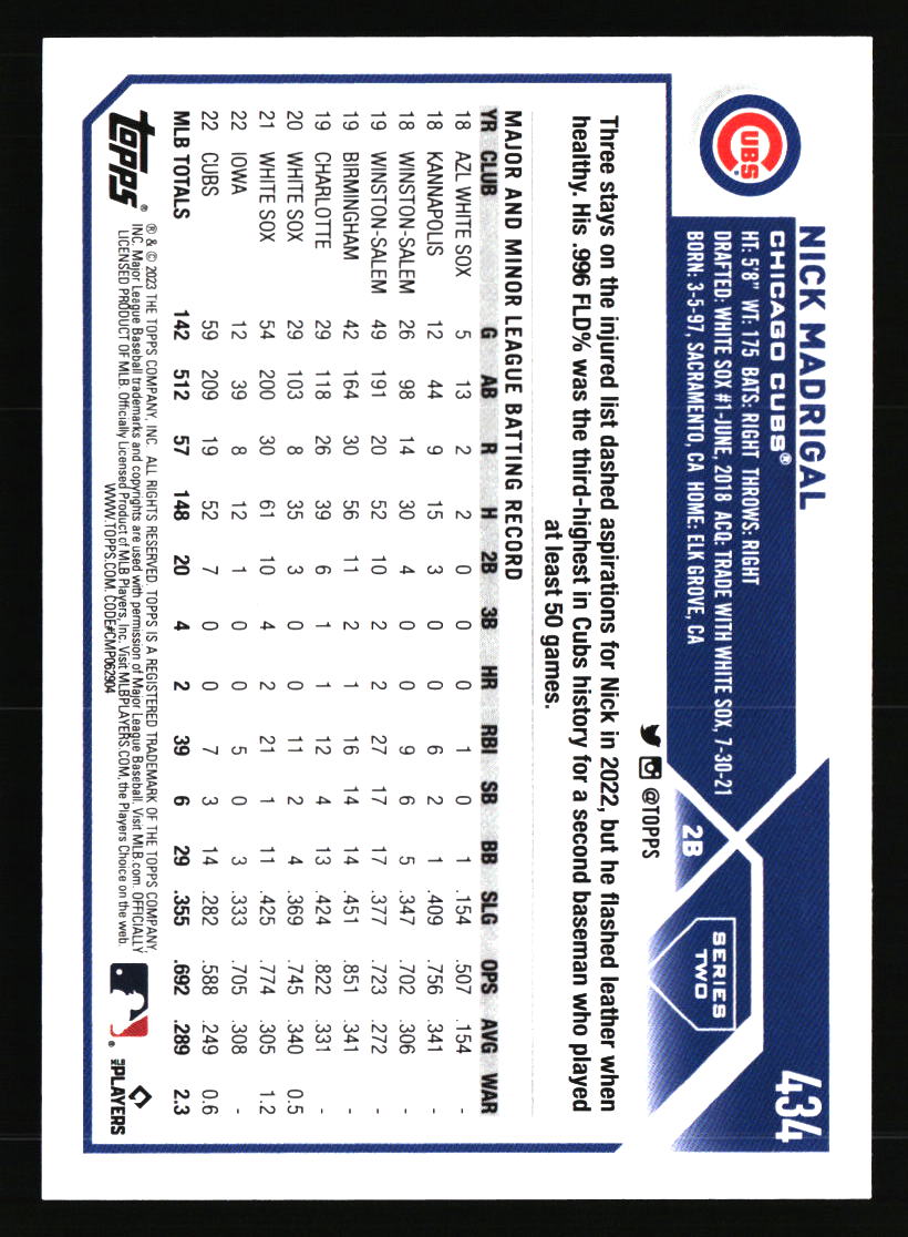 Chicago Cubs Baseball Cards - Choose from 100s Player Quantity Discount - Part 7 - Picture 55 of 501