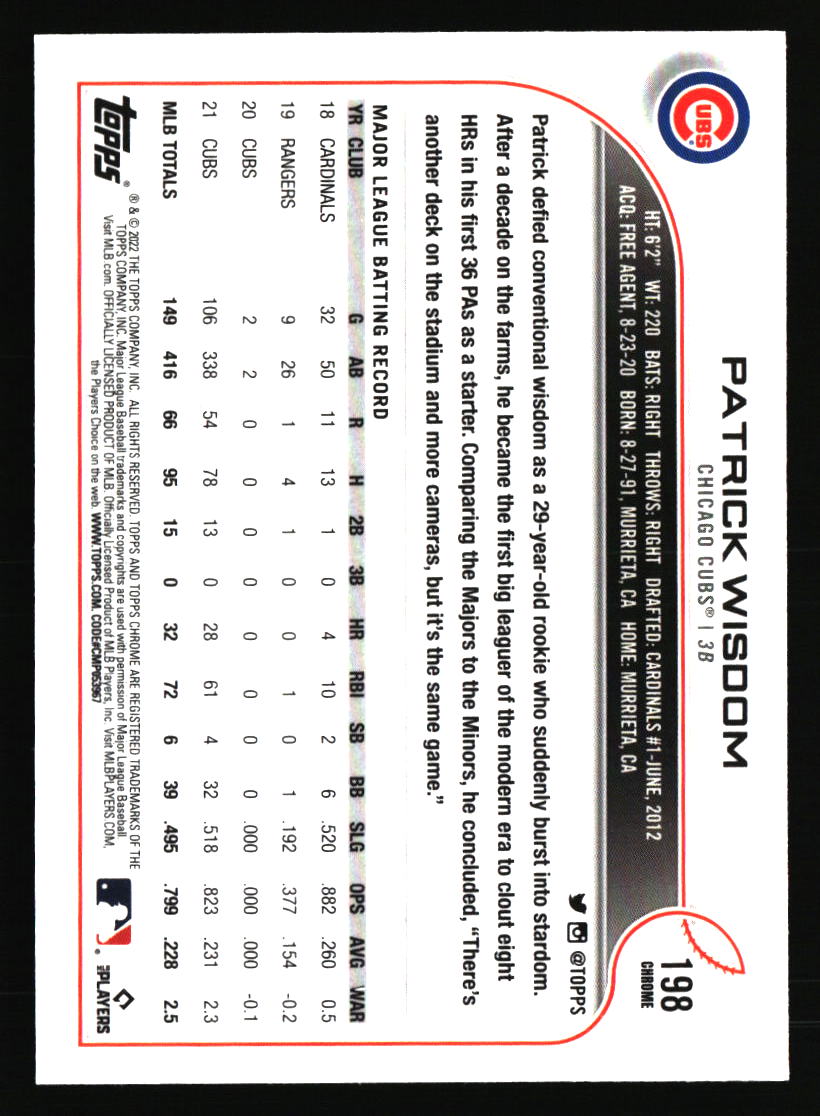 Chicago Cubs Baseball Cards - Choose from 100s Player Quantity Discount - Part 7 - Picture 91 of 501