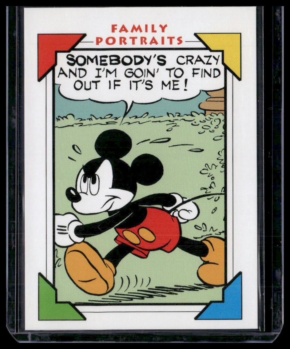 1991 Impel Disney #161 Sunday Comic Strip (1939): Mickey –