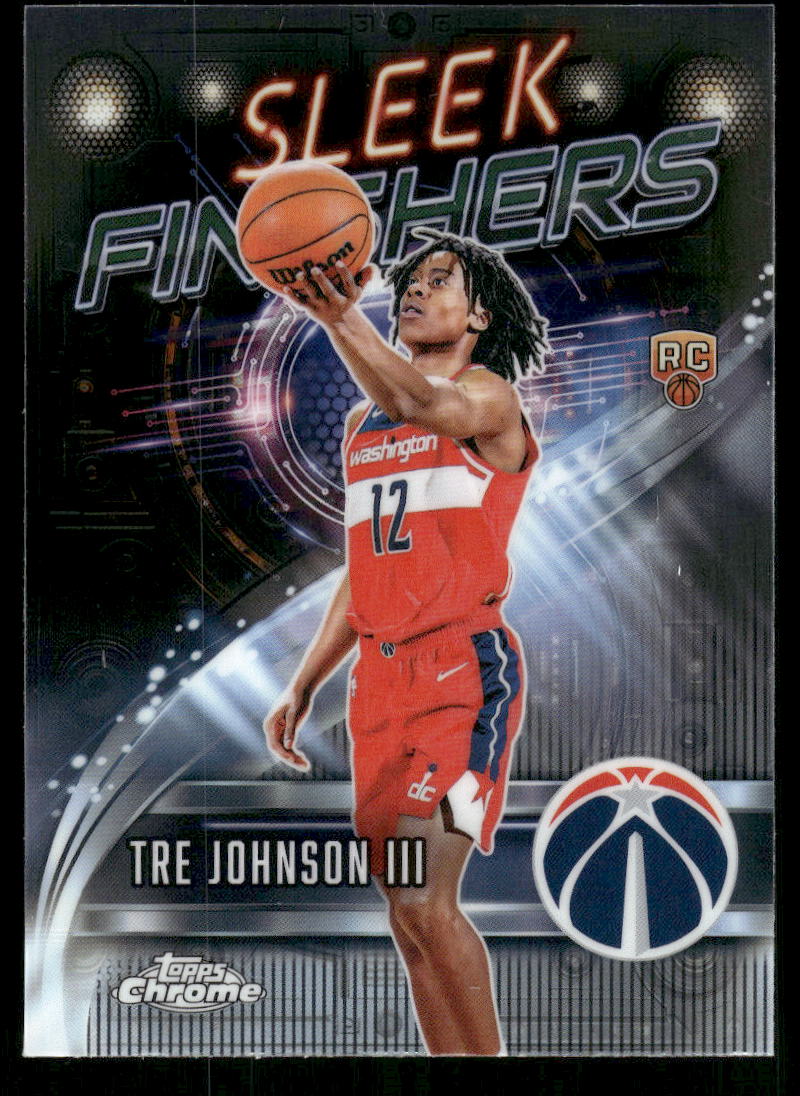2025-26 Topps Chrome #SF-26 Tre Johnson III Sleek Finishers